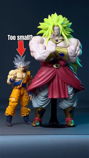 Mythos Anime Goku size comparison #shf #dragonball #goku #dragonballz #actionfigurephotography