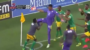193K views · 6.5K reactions | South African Goalkeeper, Oscarine Masuluke scores an amazing 95th minute goal for Baroka FC to help them equalise against Orlando Pirates. He finished second in the 2017 FIFA Puskas Award ranking. Cristiano Ronaldo and Lionel Messi said he deserved to win the award. | Africa Facts Zone | Facebook
