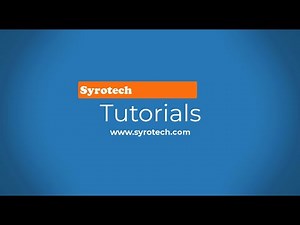 Tips to follow before calling Syrotech Support.