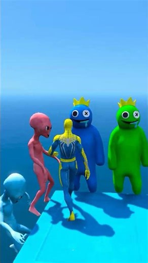 GTA V ALIEN RAGDOLL VS BLUEFRIEND RAGDOLL#shorts