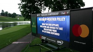 Weather suspends Travelers with 3 pairings on course (and Dustin Johnson leading)