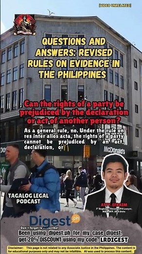 Complete Rules on Evidence Philippines, Admissibility, Relevance, Hearsay, Bar Exam Full Guide