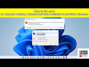 How to fix error no Remote Desktop License Servers available to provide a license