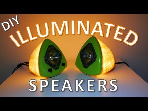 DIY Computer Speakers - With Built-In LED Lights