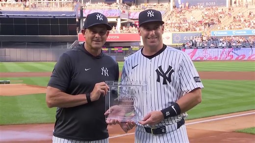73K views · 3.1K reactions | Paul Goldschmidt received the Heart & Hustle Award ahead of tonight's game. The award honors one player on each team who embodies the spirit of the game. | YES Network | Facebook