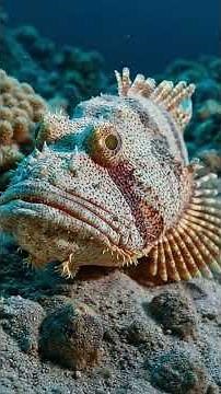 STONE FISH: The stonefish is one of the most dangerous and well-camouflaged fish in the ocean.