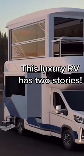 Two story luxury RV! 🚐 #luxurymotorhomes #motorhomes #luxurymotorhome #motorhomesofinstagram #camper #motorhome #luxury #motorhomelife #homeonwheels #rv #motorhomeliving #wohnmobil #adventure #motorhomeadventures #camping #camperlife #landyachting #homeiswhereyouparkit #van #rvlifestyle #rvliving #campismo #rvlife #travel #roadtrip #tiffinmotorhomes #northtrailrv #roughingitsmoothly #phaetonrv #phaeton