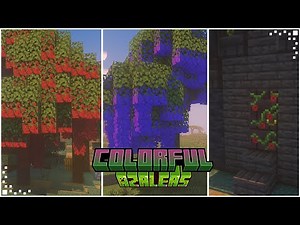 Colorful Azaleas (Minecraft Mod Showcase) | A Great Expansion to Azaleas