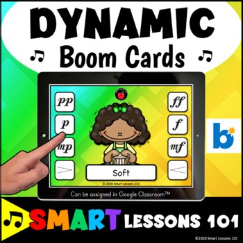 DYNAMICS BOOM™ CARDS Musical Terms Game Dynamic Music Activity Google Classroom™