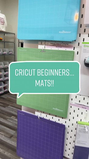 If you are mostly doing vinyl and HTV projects, the green mat is going to be your main go to. we have carried both the cricket brand and the teckwrap brand and hands down our customers rave about the quality and the longevity of the teckwrap ones. ##cricutmats##cricutbeginnerguide##teckwrap##cricut##thechoiceisyours