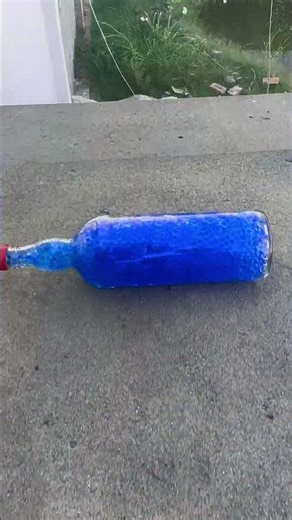 Blue Glass Bottle!