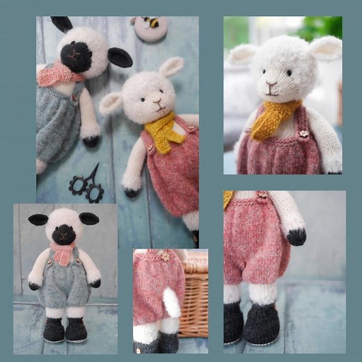 ♥️🐑♥️ 'Tearoom Lambs' M2 knitting pattern worked 'back & forth' will be available next week! (The original version worked 'in the round' is already available) https://www.maryjanestearoom.com/ For anyone intending to purchase there will be an introductory discount code on ETSY, Ravelry and in the Tearoom Shop (link on FB page) when the pattern is available 🐑🐑🐑 🐑🐑🐑🐑 | Mary Jane's Tearoom