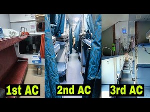 1st AC , 2nd AC & 3rd AC | Different Types Of AC Coaches In Indian Railway | Hindi