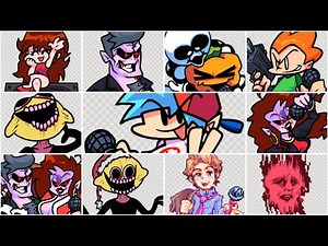 ALL FRIDAY NIGHT FUNKIN CHARACTERS ANIMATIONS