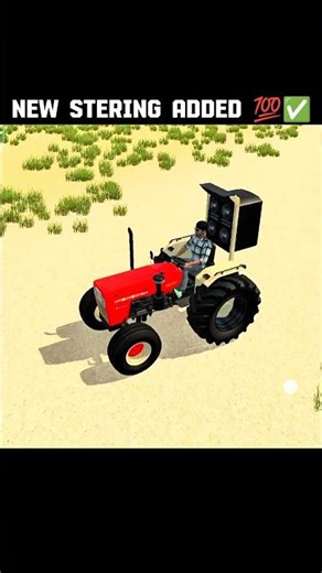 NEW STERING ADDED 💯✅ INDIAN VEHICLE SIMULATOR 3D #indiantractor3d #youtubeshorts