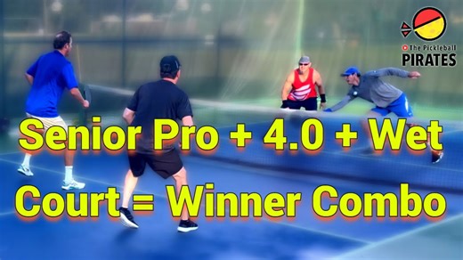 The Most Impressive Senior Pickleball Match You’ll See