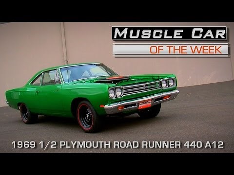 1969 1/2 Plymouth Road Runner 440 A12 Muscle Car Of The Week Video Episode #152