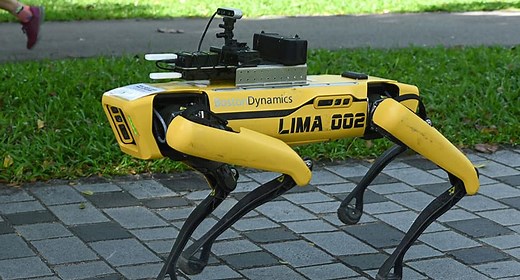 WATCH — Meet Singapore’s robo-patrol dog