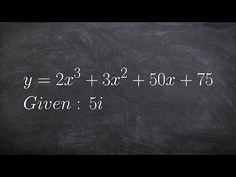 Given One Complex Zero Find the Remaining Zeros of a Polynomial
