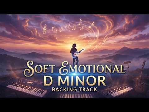 Soft Emotional D Minor Backing Track — 80 BPM | D Aeolian