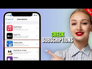 How to check subscriptions on iphone