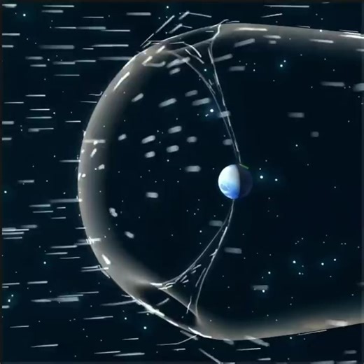 2.1M views · 10K reactions | Each second, 1.5 million tons of solar material shoot off the sun, traveling at 100 miles per second. Our Earth's magnetic field deflects them away. : NASA | Space Advances | Facebook