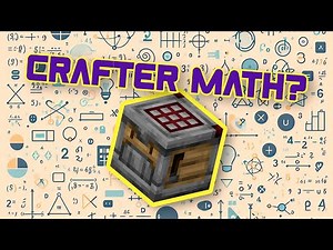 How to use math to create your own AUTO CRAFTING SYSTEM in Minecraft