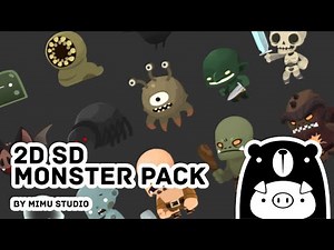 Unity3D | MiMU Studio | 2D SD Monster Pack