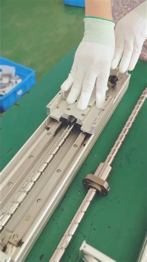 Grinding VS Rolling Ball Screw Linear Servo Actuator #linearmotion #linearactuator #linearmodule