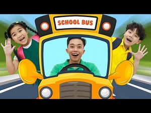 Suri and Sammy Pretend Play Going to School on School Bus to Learn | Fun Educational Video for Kids - Videos For Kids