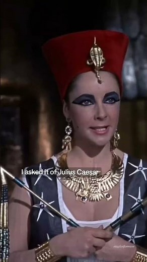 #ElizabethTaylor & #RichardBurton in Cleopatra (1963) – The Powerful Throne Room Scene