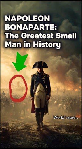 NAPOLEON BONAPARTE The Greatest Small Man in History #history #facts #cinematic #french #napoleon