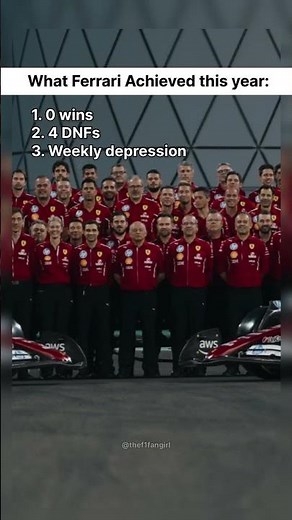 The Pain of Being a Ferrari Fan This Season 😭#f1shorts #f1 #scuderiaferrari #charlesleclerc #f12025