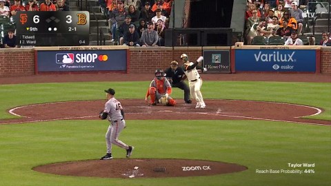 Taylor Ward's double in the bottom of the 9th