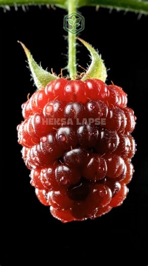 🍇 Blackberry Ripening in Macro Shot #shorts