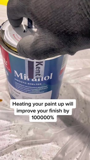Hotter Application Makes Paint Flow Better
