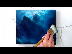 How to Paint an Underwater Shipwreck | Step-by-Step Acrylic Tutorial for Beginners