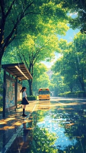 Anime School Girl Live Wallpaper #anime #wallpaperengine #wallpaper #livewallpaper #aiart #waifu