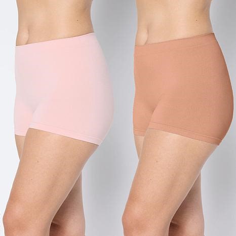 Rhonda Shear 2-pack Seamless Lightweight Boyshort | HSN