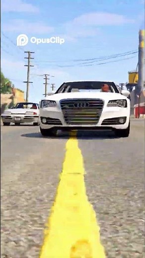 White Sedan's Wild Escape! Watch the Chase on City & Country Roads!