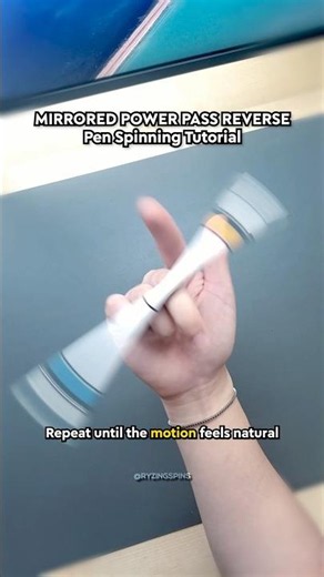 Mirrored Powerpass Reverse Pen Spinning Tutorial 🌀
