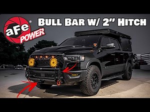I found the best bull bar for Ram 1500 Rebel and RHO / aFe Power Terra Guard Bull Bar