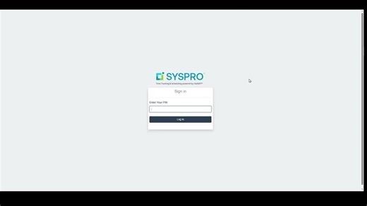 Syspro TimeTrack