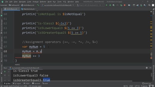011 assignment, incriment and decrement operators