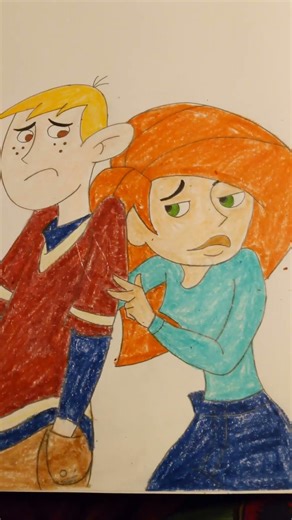 Kim Possible Tickling Ron Stoppable Artwork