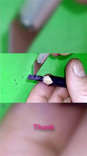 Pencil Carving That Looks Too Good to Be Real #talent #satisfying