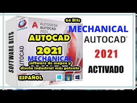 Instalar AUTOCAD MECHANICAL 2020 2021 X32 Y 64 BITS WINDOWS 7 8 10✔️ AUTOCAD MECANICA