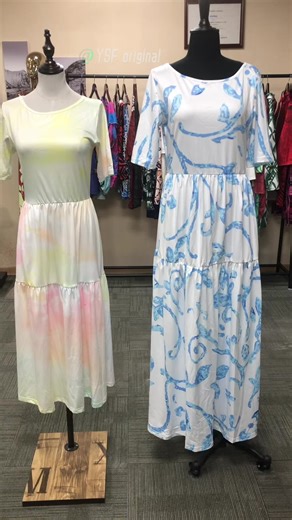 Latest Summer Short Sleeve Puletasi Dress Vintage Tapa Tribal Print Matching Outfits for Family Polynesians Parent-child Outfits