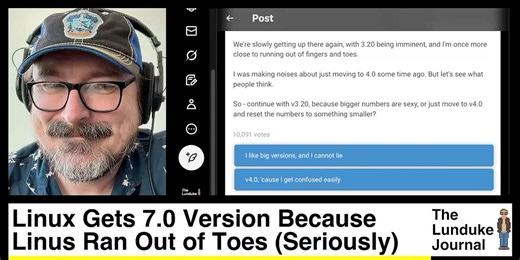 Linux Gets 7.0 Version Because Linus Ran Out of Toes (Seriously)