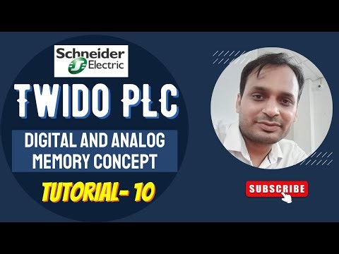 Twido PLC Training 10 - Digital and Analog Memory Concept in Schneider PLC | Memory Bit Latching